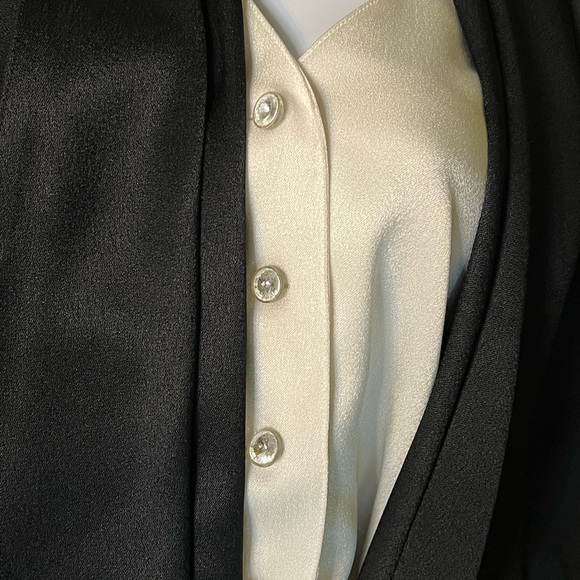 Vintage Daymor Couture Paris Blazer with Attached White Vest and Skirt size 14 - Picture 2 of 11